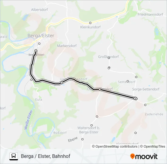 21 Bus Line Map