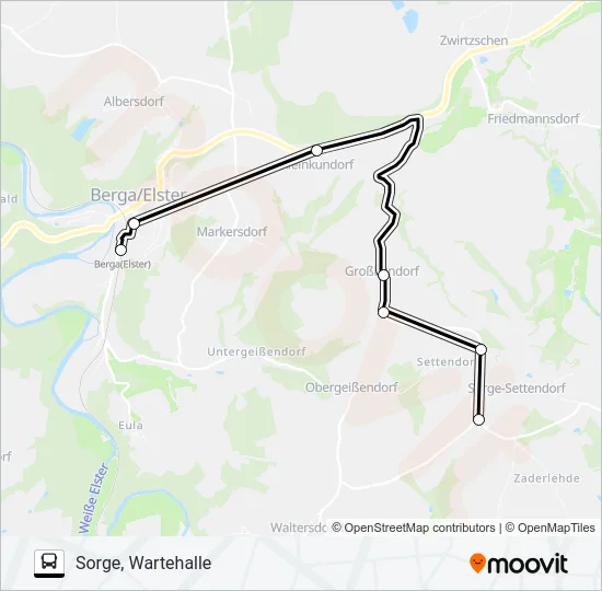 21 Bus Line Map