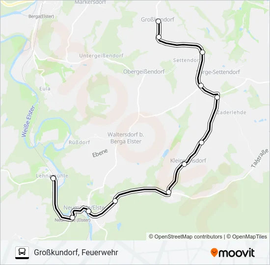 21 Bus Line Map