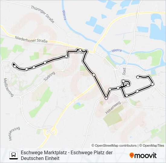2 Bus Line Map