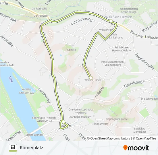 Автобус EV: карта маршрута