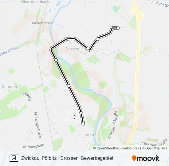 27 Bus Line Map