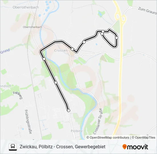27 Bus Line Map