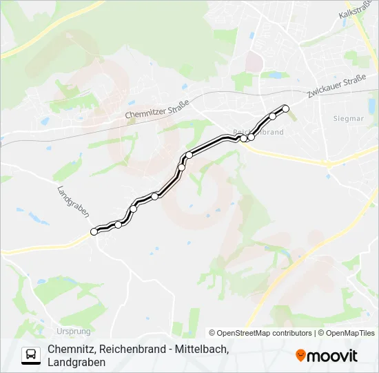 251 Bus Line Map