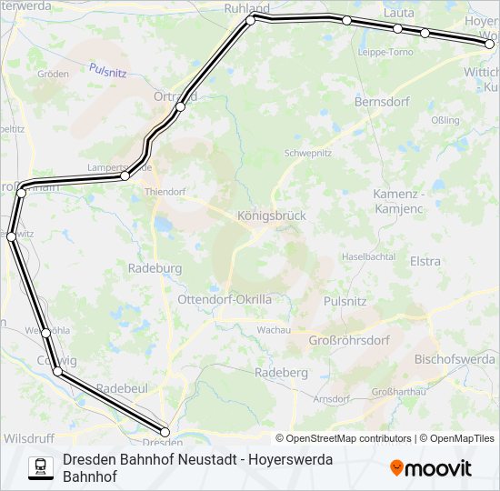 re 15 Route: Schedules, Stops & Maps - Dresden Bahnhof Neustadt (Updated)