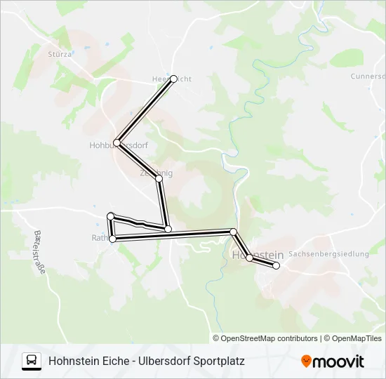 235 Bus Line Map