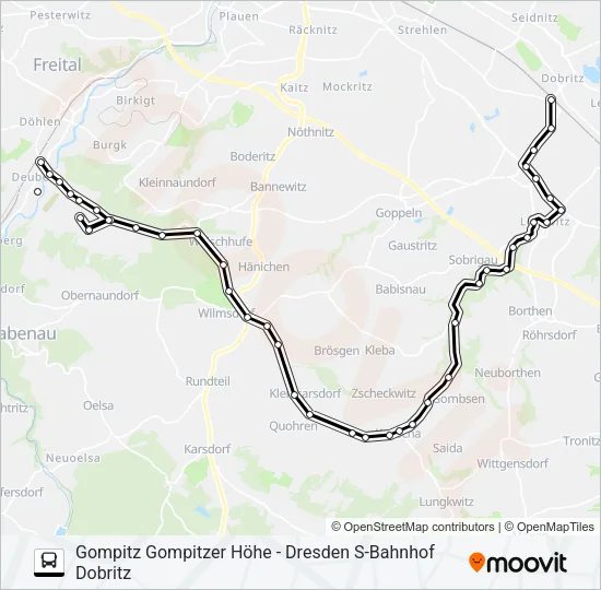 162 Bus Line Map