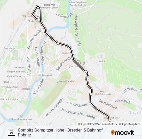 Автобус 162: карта маршрута