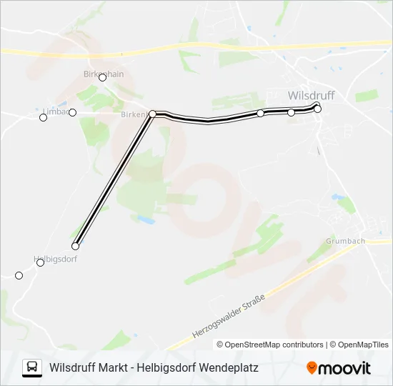 336 Bus Line Map