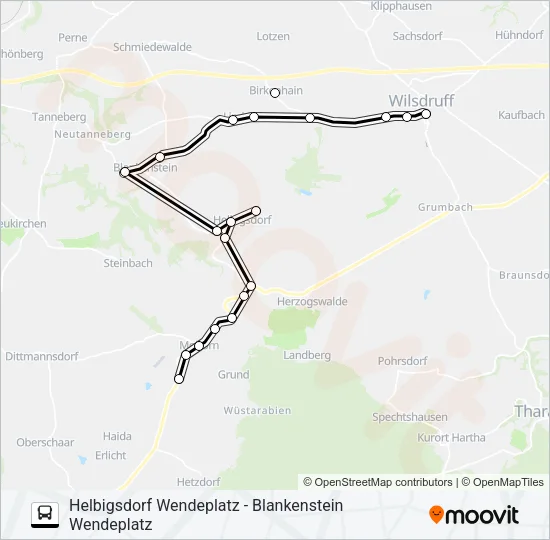 336 Bus Line Map