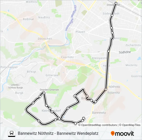 Автобус 352: карта маршрута