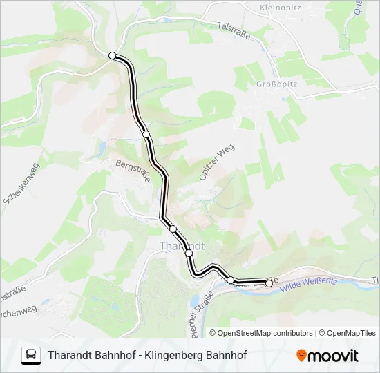 363 Bus Line Map