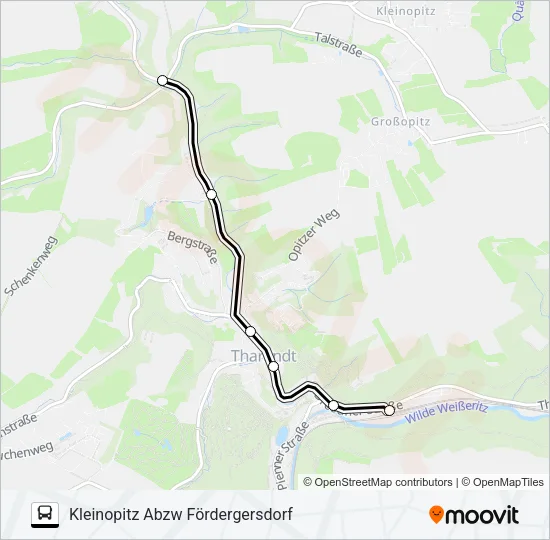 363 Bus Line Map