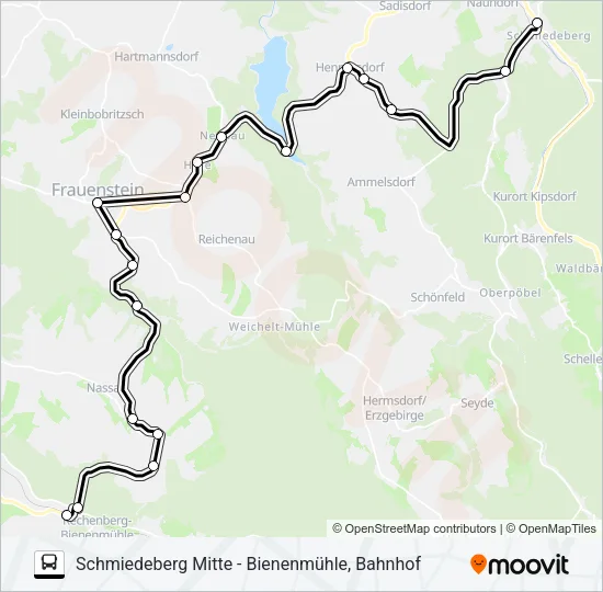 365 Bus Line Map