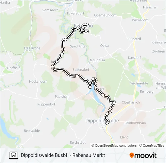 376 Bus Line Map