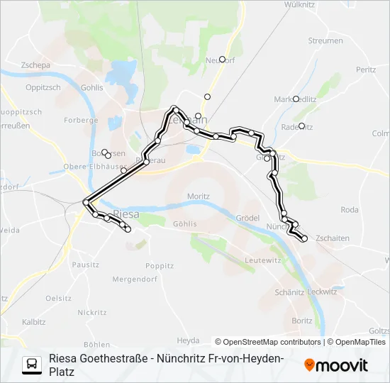 441 Bus Line Map