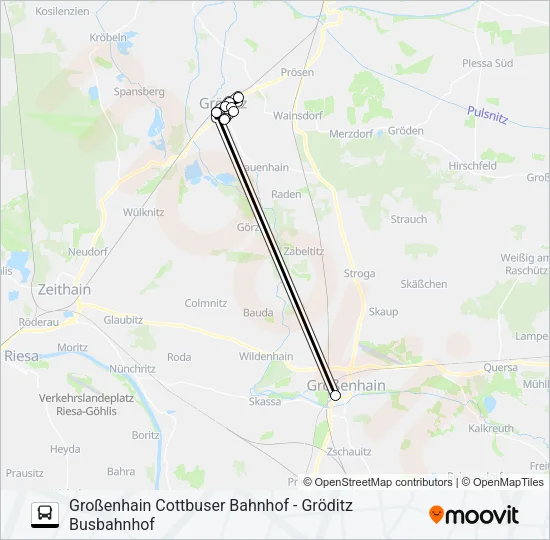 Автобус 439/ 461: карта маршрута