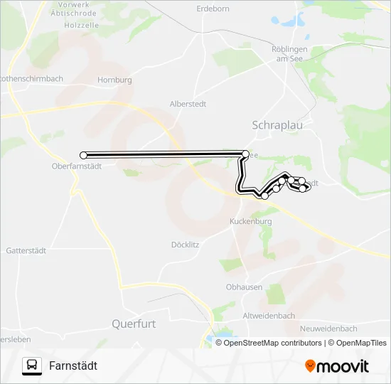 Автобус 704: карта маршрута