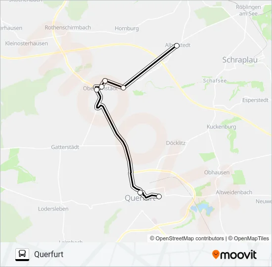 704 Bus Line Map