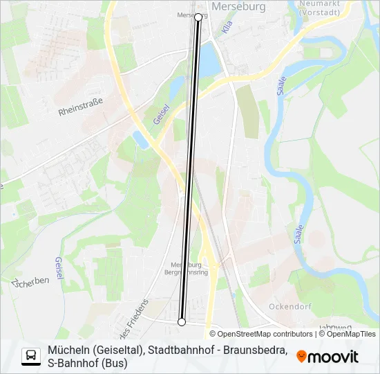 722 Bus Line Map