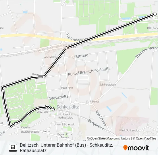 207 Bus Line Map