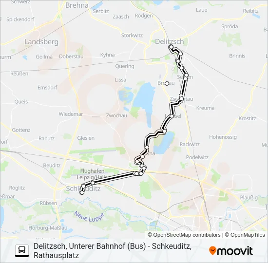 207 Bus Line Map