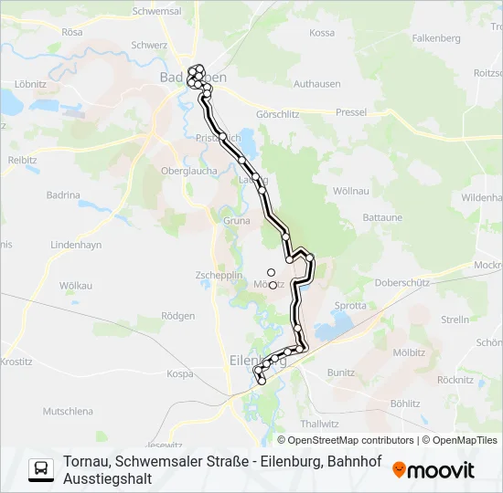232 Bus Line Map