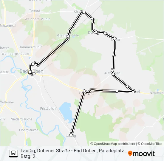 236 Bus Line Map