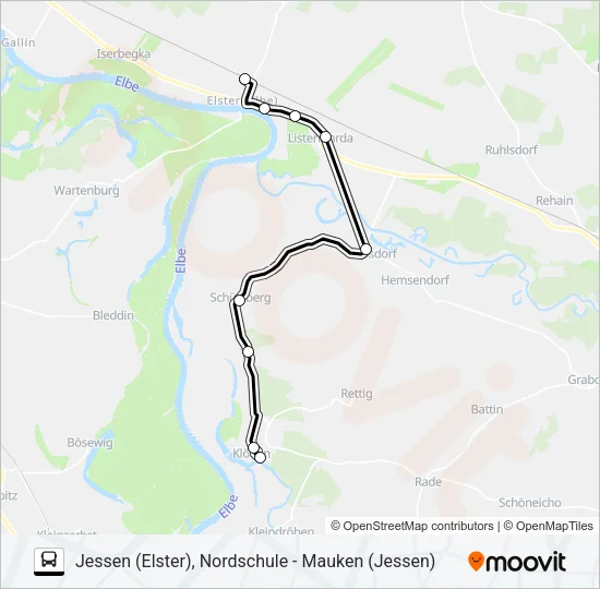 365 Bus Line Map