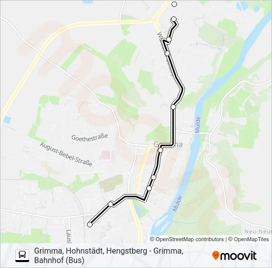 A Bus Line Map