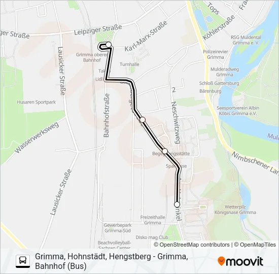 A Bus Line Map