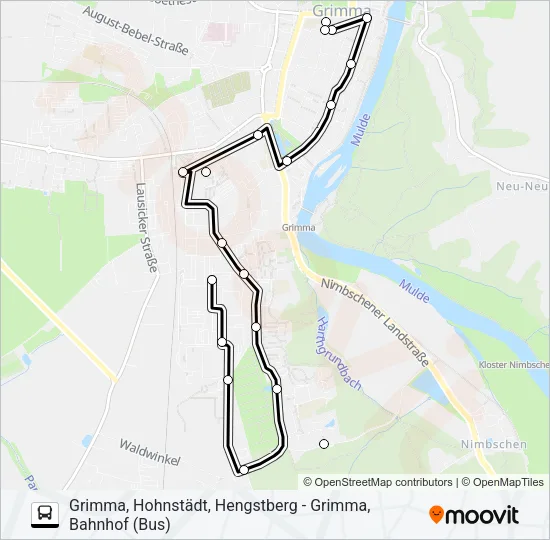 A Bus Line Map