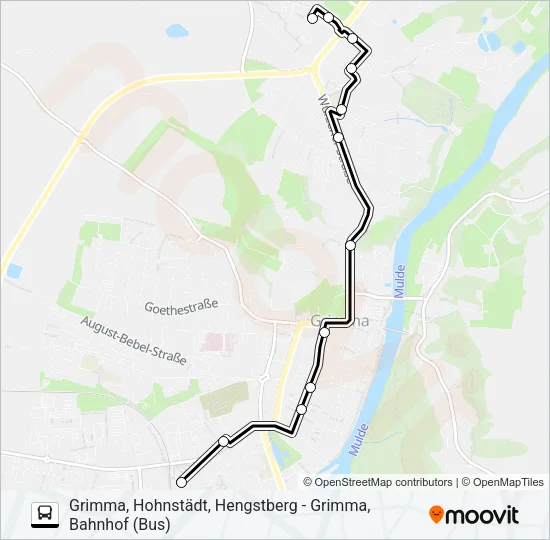 A Bus Line Map