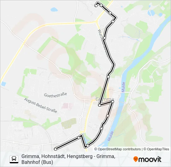 A Bus Line Map