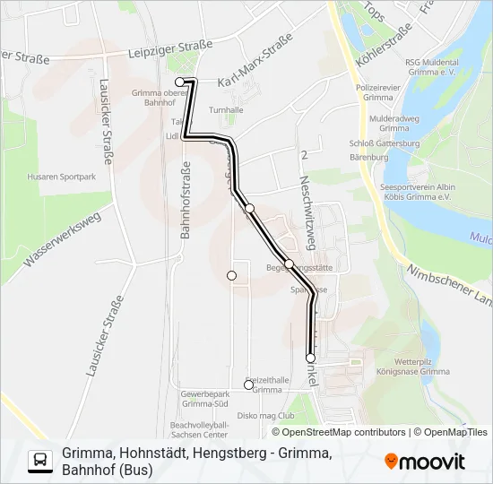 A Bus Line Map