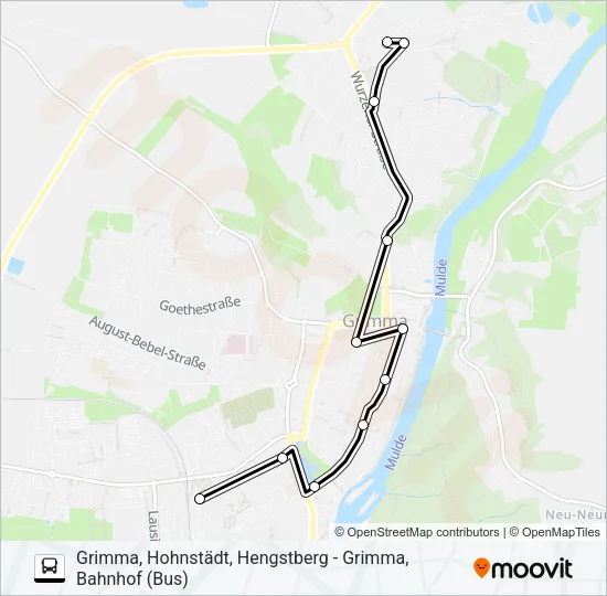 A Bus Line Map