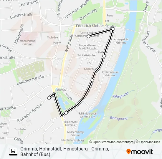 A Bus Line Map