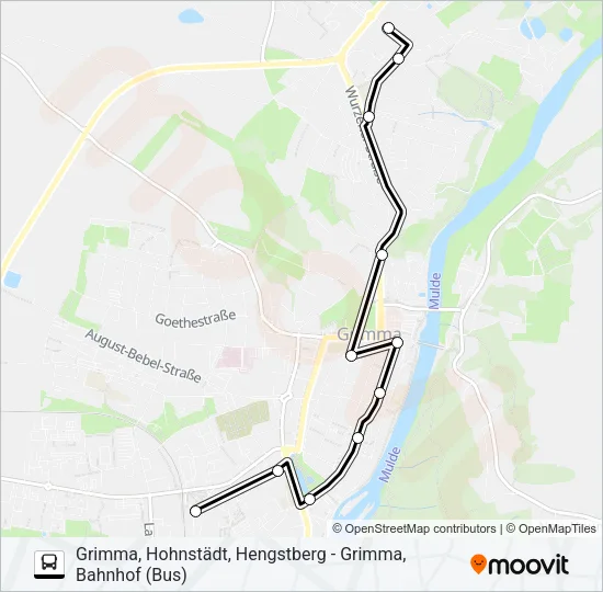 A Bus Line Map