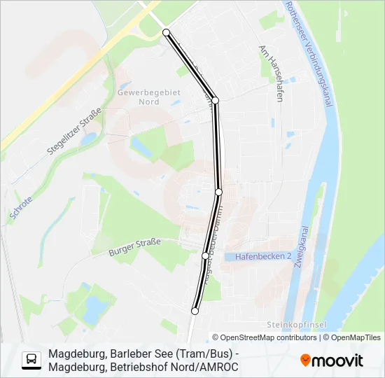 40 Bus Line Map