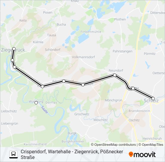 Автобус 966: карта маршрута