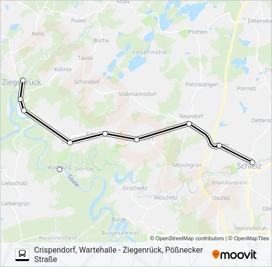 966 Bus Line Map