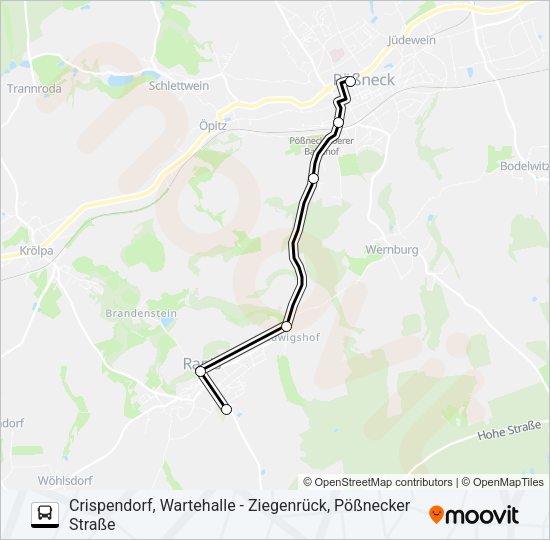 Автобус 966: карта маршрута