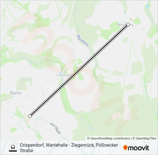 966 Bus Line Map