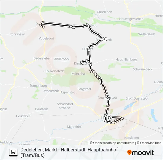 220 Bus Line Map