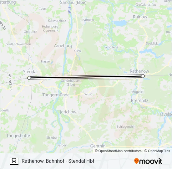 RE4 Bus Line Map