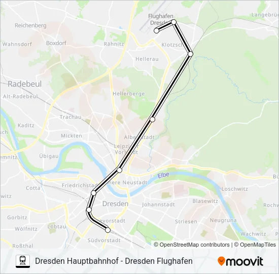 S2 Train Line Map