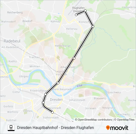 S2 Train Line Map