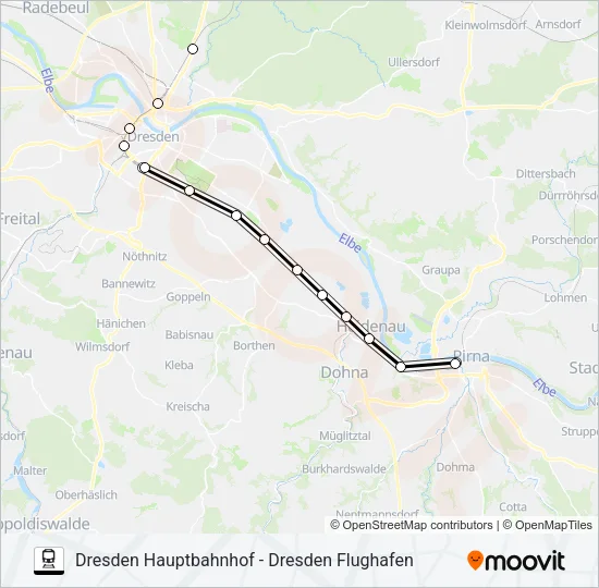 S2 Train Line Map