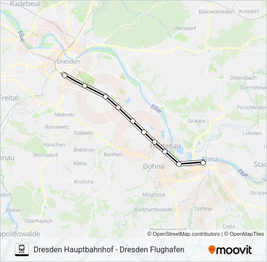 S2 Train Line Map