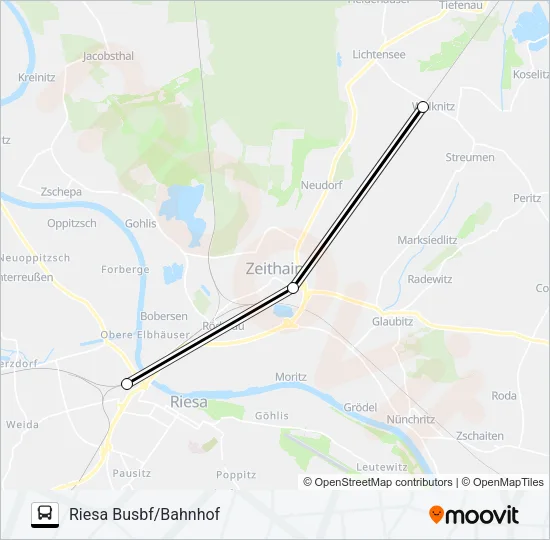 RB45 Bus Line Map